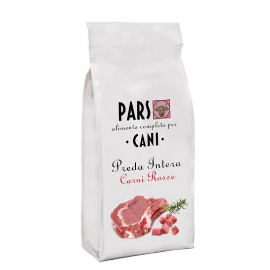 𝗣𝗮𝗿𝘀 𝗗𝗼𝗴 𝗣𝗿𝗲𝗱𝗮 𝗜𝗻𝘁𝗲𝗿𝗮 𝗖𝗮𝗿𝗻𝗶 𝗥𝗼𝘀𝘀𝗲 - Morbidi e Pelosi - Alimento Secco per cane - Pars