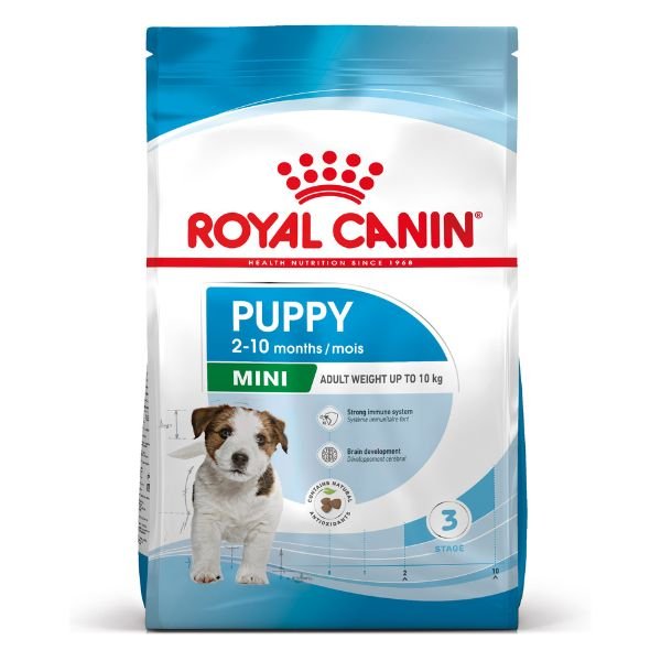 𝗥𝗼𝘆𝗮𝗹 𝗖𝗮𝗻𝗶𝗻 𝗠𝗶𝗻𝗶 𝗣𝘂𝗽𝗽𝘆 𝗗𝗼𝗴 𝗙𝗼𝗼𝗱 - Morbidi e Pelosi - Alimento Secco per cane - Royal Canin