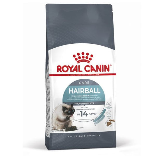 𝗥𝗼𝘆𝗮𝗹 𝗖𝗮𝗻𝗶𝗻 𝗙𝗲𝗹𝗶𝗻𝗲 𝗛𝗮𝗶𝗿𝗯𝗮𝗹𝗹 𝗖𝗮𝗿𝗲 - Morbidi e Pelosi - Alimento Secco per gatto - Royal Canin