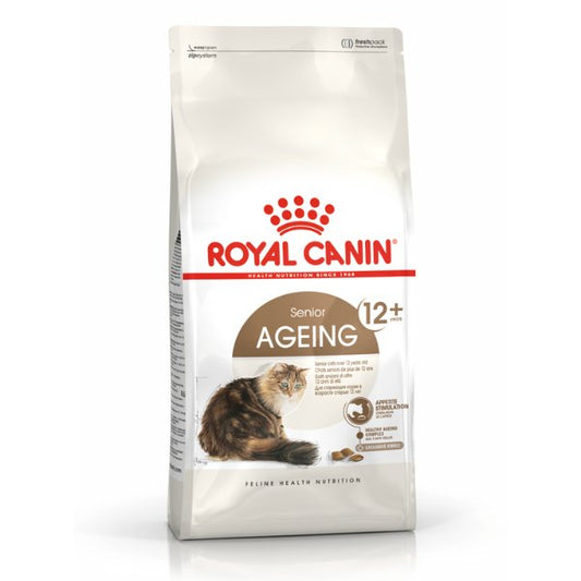 𝗥𝗼𝘆𝗮𝗹 𝗖𝗮𝗻𝗶𝗻 +𝟭𝟮 - Morbidi e Pelosi - Alimento Secco per gatto - Royal Canin