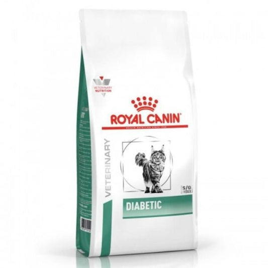 𝗥𝗼𝘆𝗮𝗹 𝗖𝗮𝗻𝗶𝗻 𝗗𝗶𝗮𝗯𝗲𝘁𝗶𝗰 𝗖𝗮𝘁 - Morbidi e Pelosi - Dietetico Vet Secco - Royal Canin