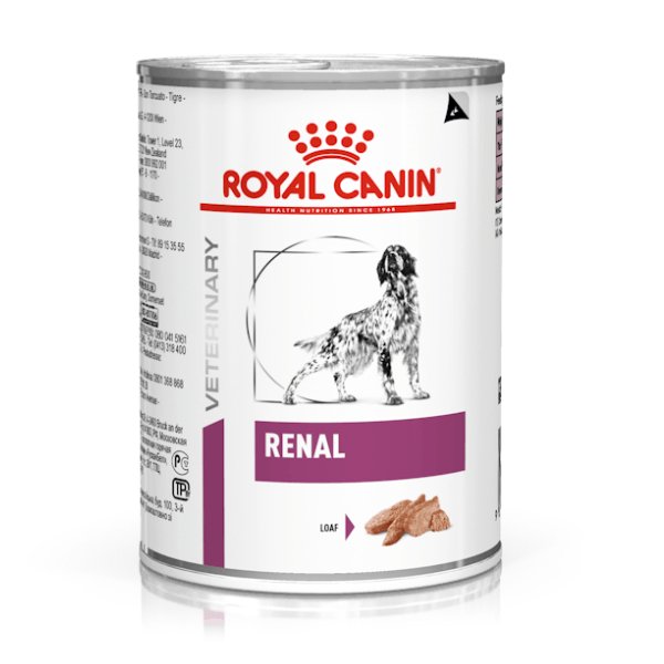 𝗥𝗼𝘆𝗮𝗹 𝗖𝗮𝗻𝗶𝗻 𝗥𝗲𝗻𝗮𝗹 - Morbidi e Pelosi - Dietetico Vet Umido - Royal Canin